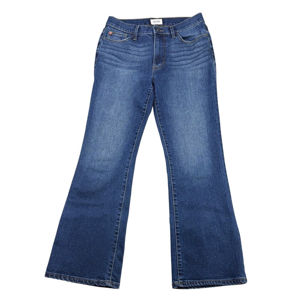 HUDSON Jeans Blair High-Rise Bootcut Women Jeans Size 27 Shade Enya Dark Rinse - Picture 2 of 7